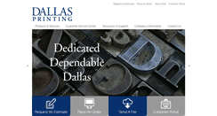 Desktop Screenshot of dallasprintingms.com