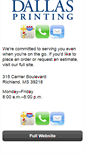 Mobile Screenshot of dallasprintingms.com